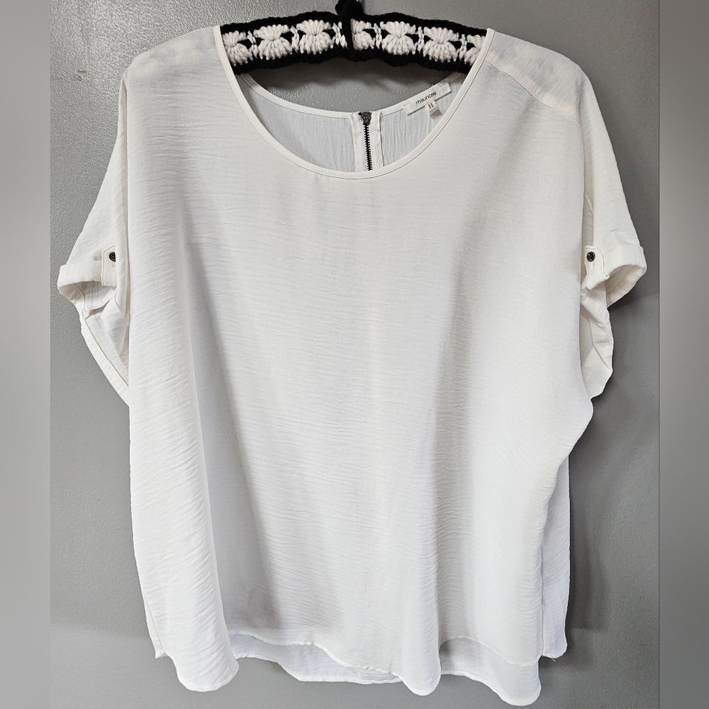 Elegant White Women's Top